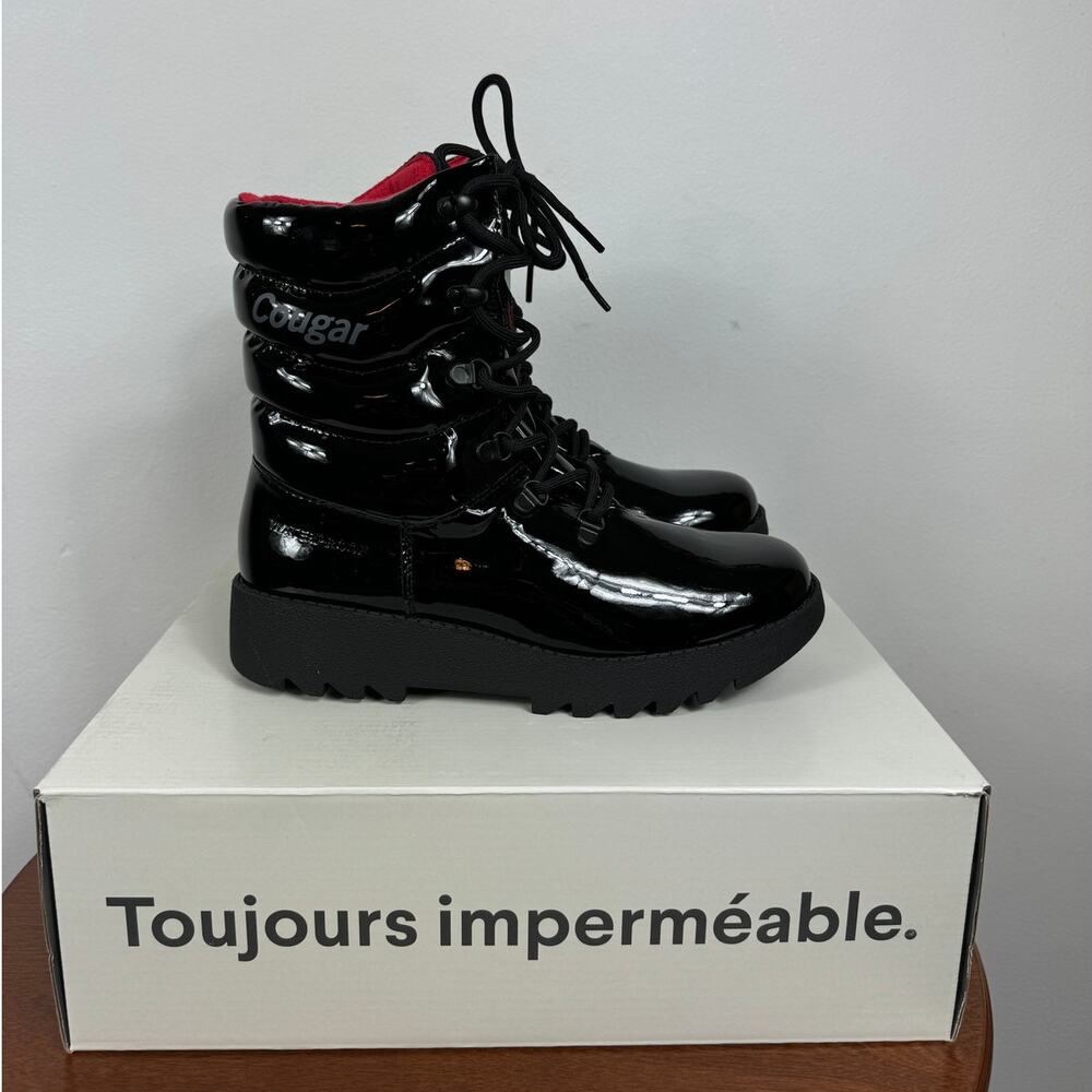Cougar Original The Pillow Boot in Black Patent Size 8 - Picture 5 of 9